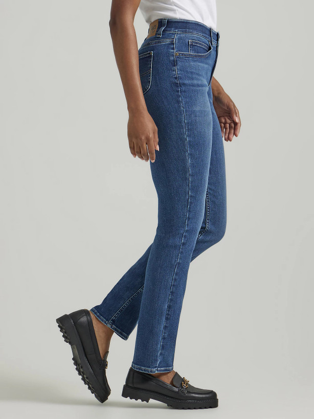 شلوار_جین_زنانه_راسته_اچ_ام_فاق_بلند