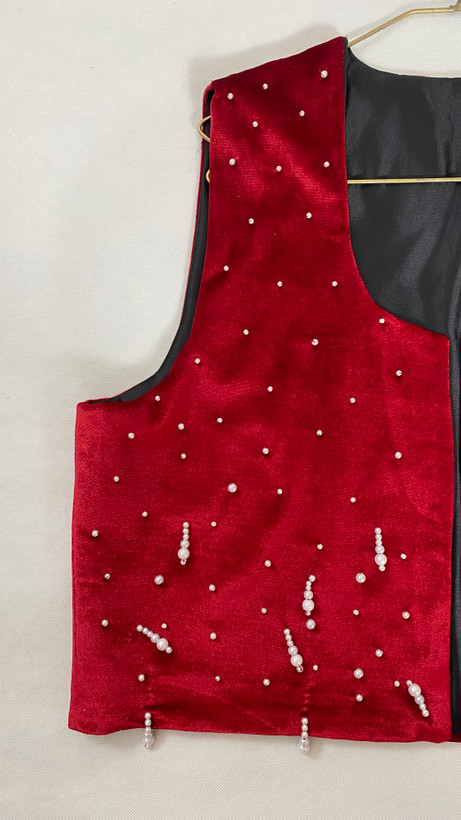 جلیقه-مرواریددوزی