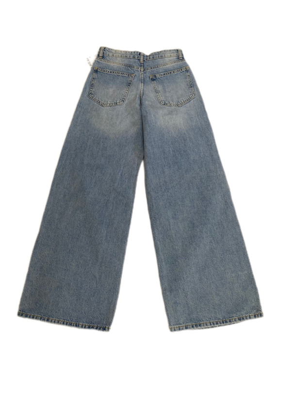 پشت شلوار جین بگ یخی