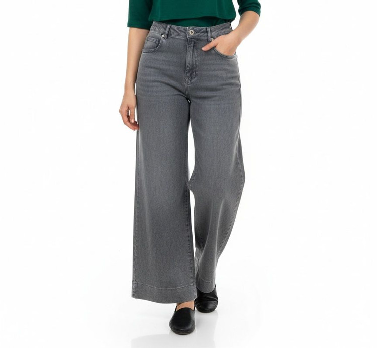 پاخور شلوار جین بگ شافل طوسی