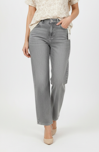 عکس پاخور شلوار جبن فیت بگ طوسی