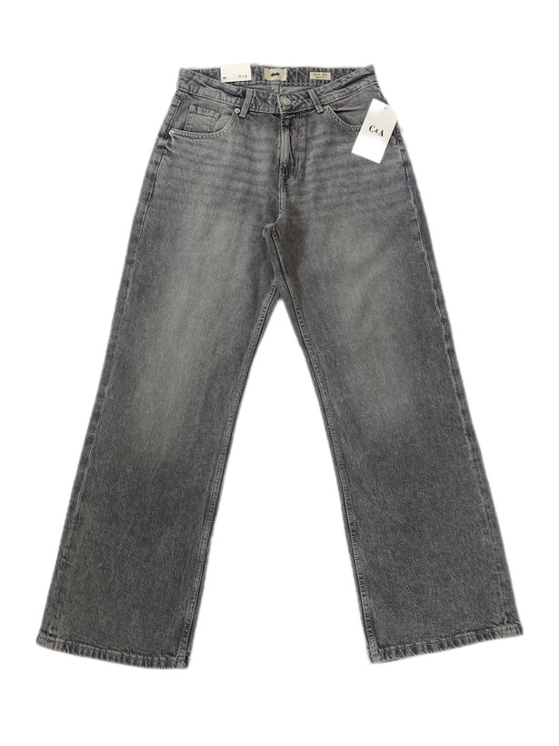 نمای کلی عکس محصول شلوار جین فیت بگ طوسی زنانه