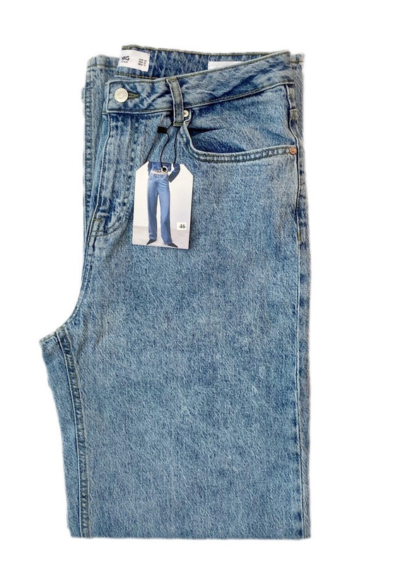 شلوار جین واید لگ زنانه MANGO - جزئیات دوخت