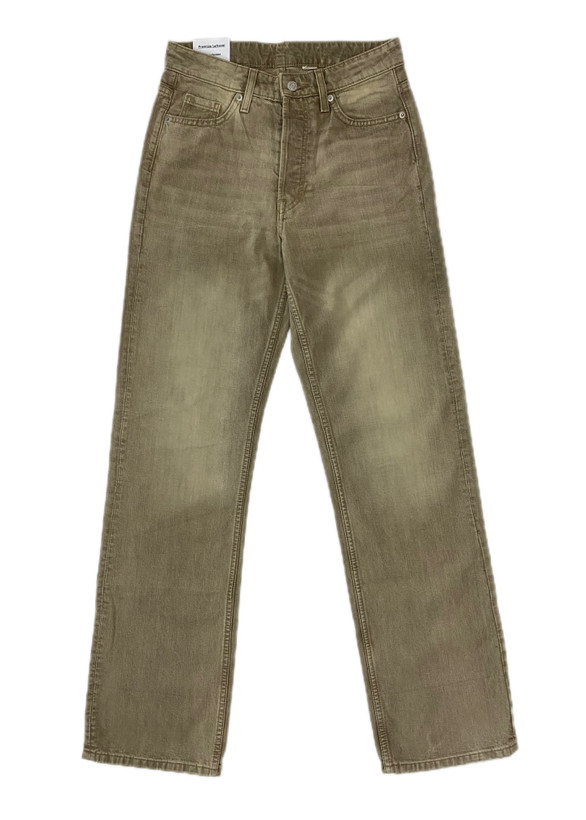 شلوار جین نیم بگ wide کرمی برند DENIM زنانه